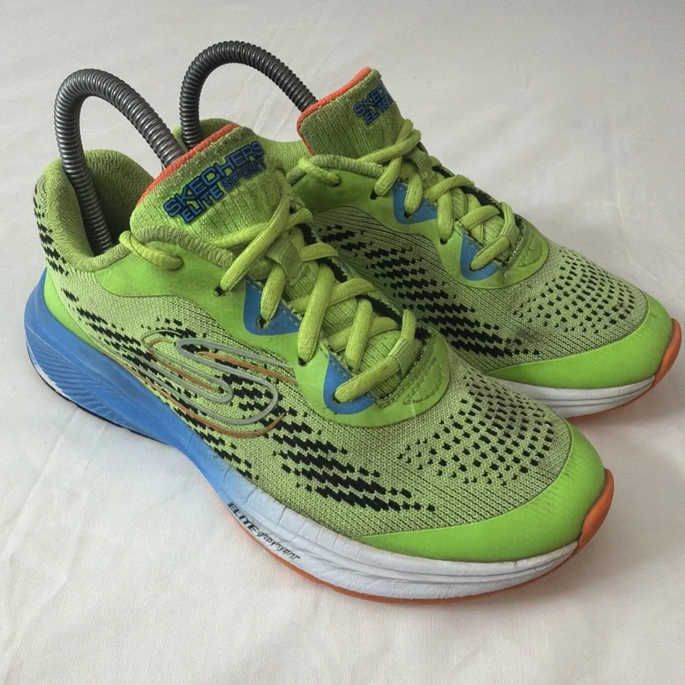 Skechers Elite Sport Stride SN 403953L KIDS YOUTH Size US 4‎ Gym Run Gently Worn